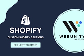 custom shopify section with shopify liquid code
