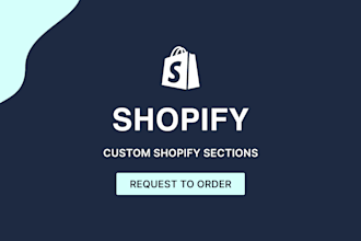 custom shopify section with shopify liquid code