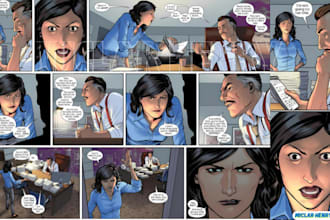 draw superhero character design comic book illustration graphic novel comic book