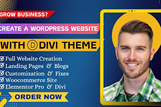 be divi expert for responsive wordpress divi website, divi theme, divi builder