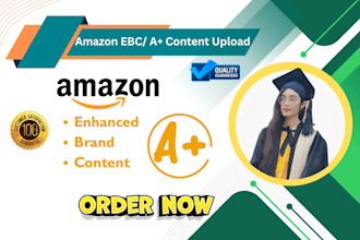 design amazon a plus content or amazon ebc design