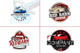 design auto dealership, wash, automotive, auto detailing, auto repair, car logo