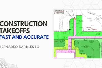 deliver accurate quantity takeoffs for civil and site development project