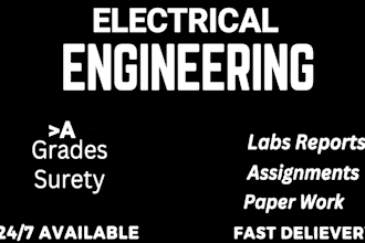 electrical, electronics engineering assigned task and projects