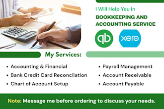 handle your accounting and bookkeeping professionally