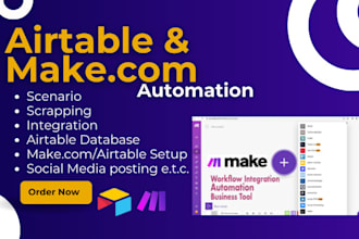 automate your workflow make com integromat make com and airtable automation
