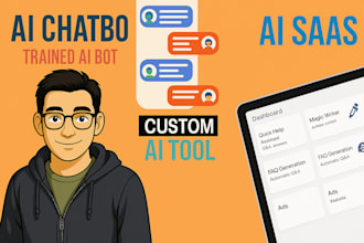 build advanced ai chatbots, websites, saas, and custom software
