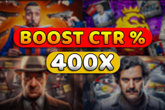 design custom and clickable youtube thumbnail