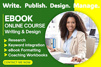 write and design digital product ebook, online course ebook, lead magnet ebook