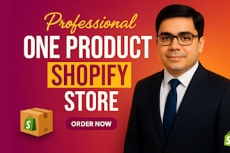build one product shopify store, shopify dropshipping website, winning product
