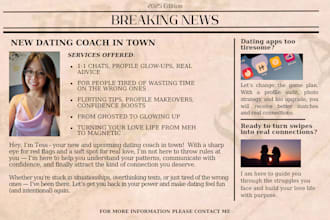 be your dating coach and review your dating profile