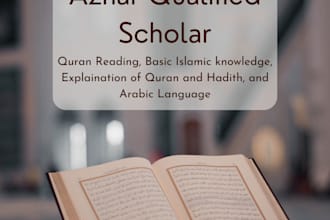 teach you the quran and islamic subjects as an azhari scholar