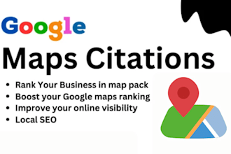95200 google maps citations for gmb ranking and local business SEO