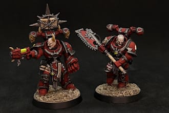 sculpt warhammer 40k miniature 3d model dnd tabletop 3d figurine for 3d printing