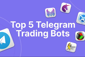 develop top 5 telegram trading bot for you to earn passive income daily