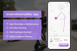 create a e scooter or bike sharing app like lime or bird