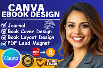 do canva ebook design, canva workbook, ebook layout, lead magnet and formatting