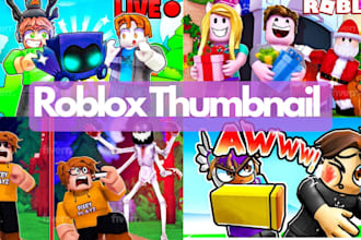 create viral roblox best professional thumbnails high CTR