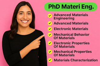 help in advanced electronic mechanical properties of materials characterization