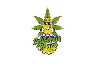 design unique trendy cartoon cannabis products logo