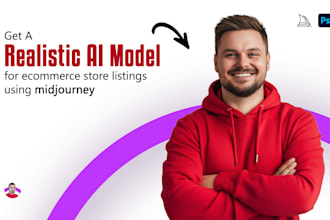 create ai model for ecommerce store listings using midjourney