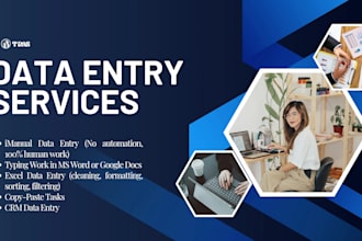 provide data entry services fast accurate and reliable