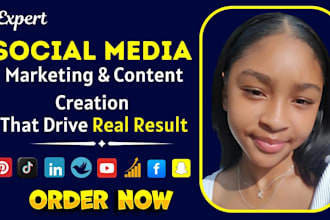 social media manager content creator facebook ads instagram and linkedin manager