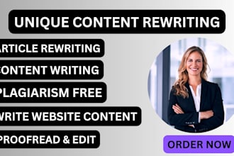 rewrite your website content, article rewriting, SEO friendly content writing