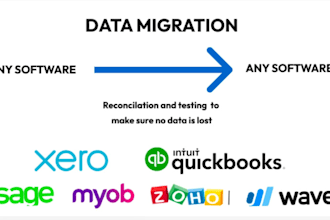 l migrate data from any accounting software to quickbooks, xero and zoho