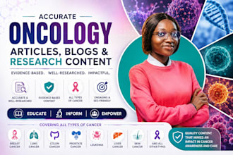 write SEO oncology and cancer health content
