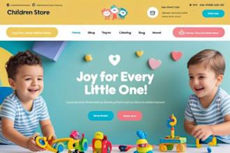 design baby toy shopify store baby product shopify store dropshipping store