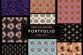 make textile design pattern, seamless pattern a prints