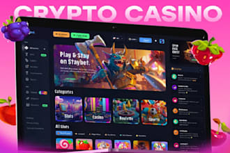 build crypto sport bet website, bet app, gamble site, slot, bingo game