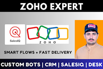 design zoho chatbot automate salesiq crm desk and dashboards