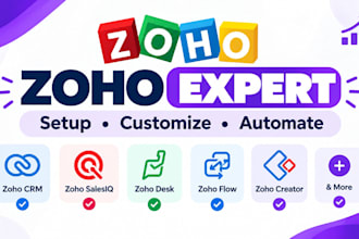 design zoho chatbot automate salesiq crm desk and dashboards