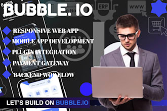 build a bubble io mvp saas marketplace website make ai automate n8n api made com
