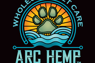 design organic modern hemp pet care logo