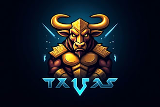 do creative bull with gold logo unlimited revisions