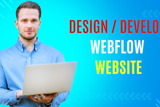 design and develop modern responsive webflow website figma to webflow expert