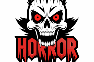 design professional skull logo design
