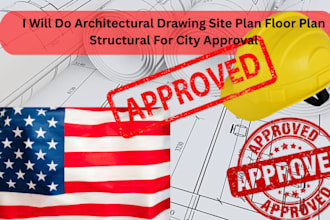 stamp, seal, and review architectural drawing, structural design for USA permits