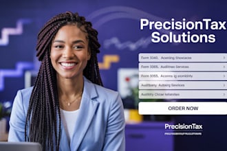 prepare and file us tax return 1040, 1120, 1065, 5472, 1099, boi and fbar report
