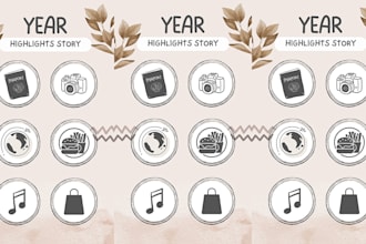 design aesthetic instagram story highlight covers for your profile