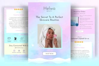 design klaviyo email flows, email template design beehive newsletters setup
