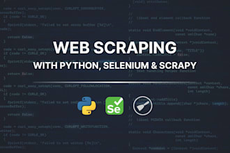 build python bot to scrape websites, collect data from apis