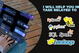 sql, spark, pyspark, mapreduce, hadoop, scala and hive
