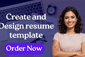 create attractive resume templates, cv layouts job application designs