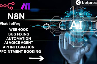 automate task with ai powered agents using custom n8n workflows webhooks and API