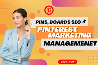 manage pinterest marketing, seo, pins, and ads for growth