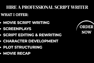 make script writing, video script, youtube script, yt, explainer video